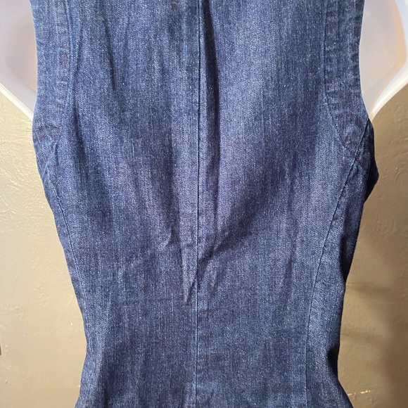 BANANA REPUBLIC DENIM Snap Front Vest/Tank - Picture 11 of 16